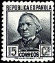 Spain 1934 Personajes 15 CTS Gris Pizarra Edifil 684. España 684. Subida por susofe